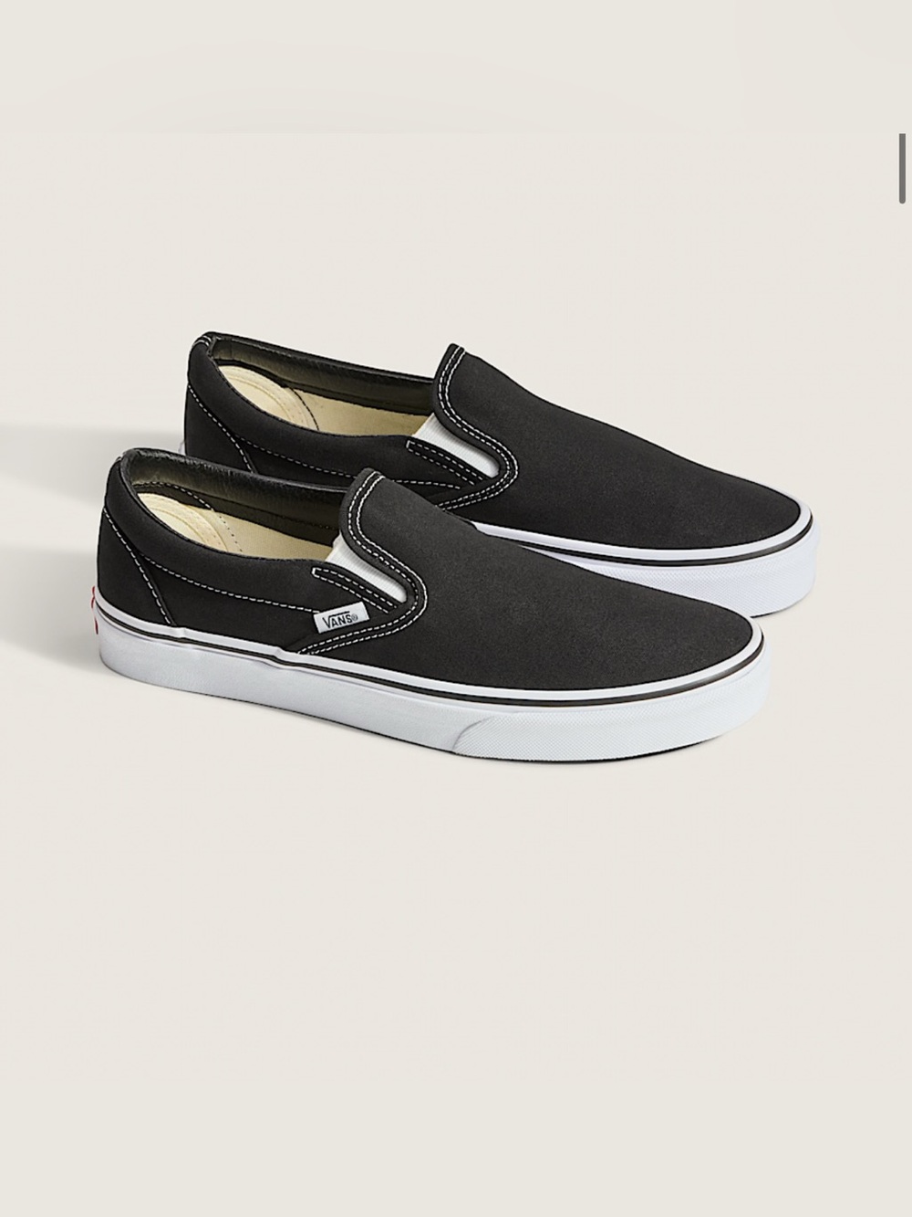 Black Slip On Vans